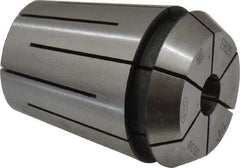 Parlec - 1/4" ER25 Coolant Collet - 1.338" OAL, 1.023" Overall Diam - Exact Industrial Supply