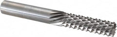 Accupro - 5/16" Diam, 1" LOC, Burr End, Solid Carbide Diamond Pattern Router Bit - Right Hand Cut, 2-1/2" OAL, 5/16" Shank Diam, Use on Fiberglass - Caliber Tooling