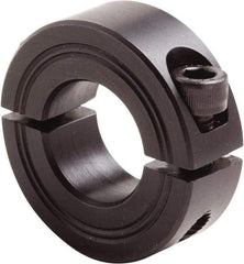 Climax Metal Products - 23mm Bore, Steel, Two Piece Clamp Collar - 1-7/8" Outside Diam - Caliber Tooling