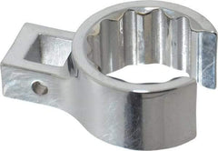 Proto - 1-3/16" 12 Point 1/2" Drive Full Polish Chrome Flare Nut Crowfoot Wrench - 1-11/16" Head Diam x 7/8" Head Thickness, 2.38" OAL - Caliber Tooling