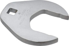 Proto - 1-13/16" 1/2" Drive Full Polish Chrome Open End Crowfoot Wrench - 3-19/32" Head Diam x 1/2" Head Thickness, 3-19/32" OAL - Caliber Tooling