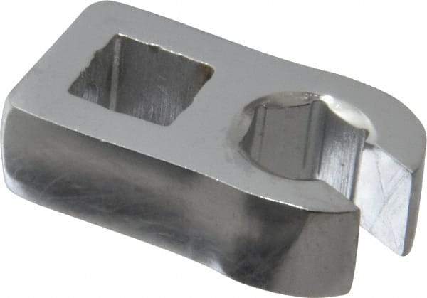 Proto - 3/8" 6 Point 3/8" Drive Chrome Flare Nut Crowfoot Wrench - 29/32" Head Diam x 1/4" Head Thickness, 1.81" OAL - Caliber Tooling