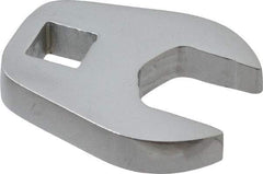 Proto - 17mm 3/8" Drive Chrome Crowfoot Wrench - 1-3/32" Head Diam x 1/4" Head Thickness, 1-23/32" OAL - Caliber Tooling