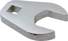 Proto - 22mm 3/8" Drive Chrome Crowfoot Wrench - 1-23/32" Head Diam x 1/4" Head Thickness, 2-7/32" OAL - Caliber Tooling