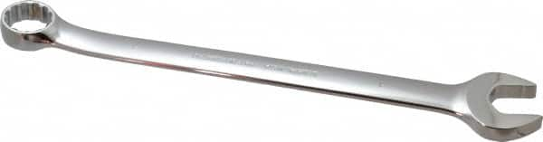 Proto - 1" Offset Combination Wrench - 15° Offset Angle, 14-1/16" OAL, Steel, Chrome Finish - Caliber Tooling