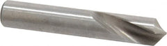 Keo - 1/4" Body Diam, 118°, 1-1/2" OAL, High Speed Steel Spotting Drill - Caliber Tooling