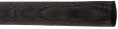 Techflex - 0.71" ID Black Woven Sleeving for Hoses - 50' Long, -50 to 248°F - Caliber Tooling