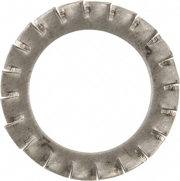 Value Collection - M24 Screw, 25mm ID, Stainless Steel External Tooth Lock Washer - 38mm OD, Uncoated, Grade 316 & Austenitic A4 - Caliber Tooling