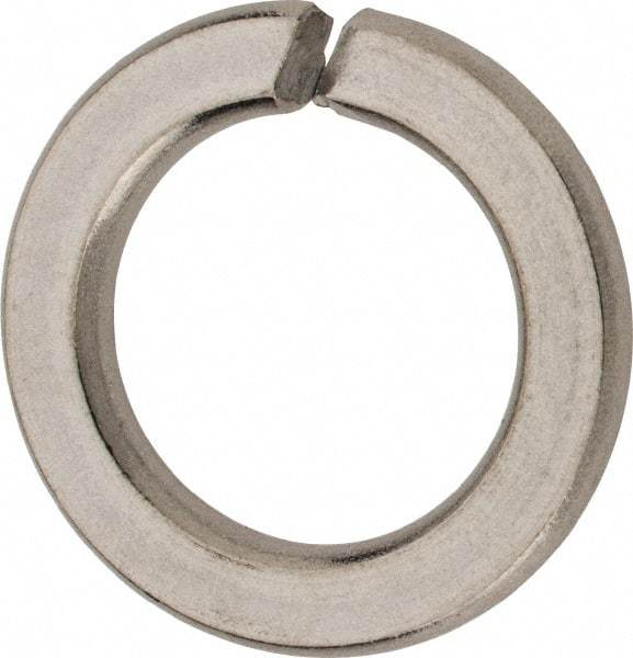 Value Collection - M18, 18.2mm ID, 29.4mm OD, 3.5mm Thick Split Lock Washer - 316 Austenitic Grade A4 Stainless Steel, Uncoated, 18.2mm Min ID, 19mm Max ID, 29.4mm Max OD - Caliber Tooling