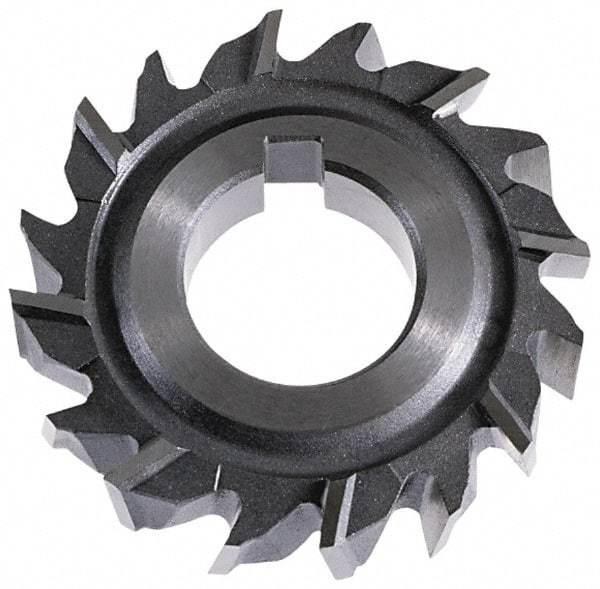 Keo - 3" Diam x 7/16" Width of Cut, 16 Teeth, High Speed Steel Side Milling Cutter - Staggered Teeth, Uncoated - Caliber Tooling