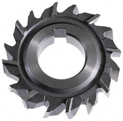 Keo - 6" Diam x 1" Width of Cut, 28 Teeth, High Speed Steel Side Milling Cutter - Staggered Teeth, Uncoated - Caliber Tooling