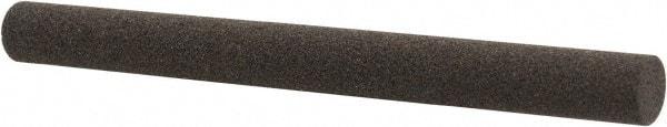 Made in USA - 4" Long x 3/8" Diam x 3/8" Thick, Aluminum Oxide Sharpening Stone - Round, Coarse Grade - Caliber Tooling