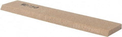 Made in USA - 5" Long x 1" Wide x 3/16" Thick, Aluminum Oxide Sharpening Stone - Rectangle, Medium Grade - Caliber Tooling