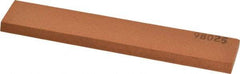 Made in USA - 5" Long x 1" Wide x 3/16" Thick, Aluminum Oxide Sharpening Stone - Rectangle, Fine Grade - Caliber Tooling