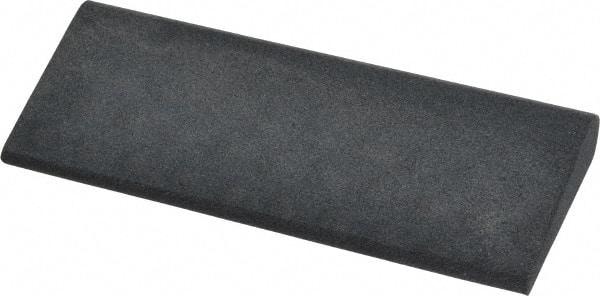 Made in USA - 4-1/2" Long x 1-3/4" Diam x 1/2" Thick, Silicon Carbide Sharpening Stone - Round, Medium Grade - Caliber Tooling