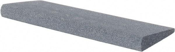 Made in USA - 4-1/2" Long x 1-3/4" Diam x 3/8" Thick, Silicon Carbide Sharpening Stone - Round, Medium Grade - Caliber Tooling