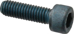 Metric Blue - M6x1.00 Metric Coarse Hex Socket Drive, Socket Cap Screw - Grade 12.9 Alloy Steel, Metric Blue Finish, Fully Threaded, 20mm Length Under Head - Caliber Tooling