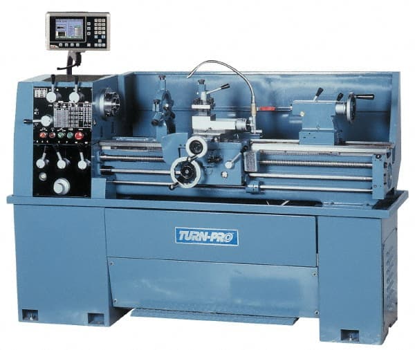 Toolroom Lathe: 13″ Swing, 40″, Geared Head 1-9/16″ Spindle Bore Dia, D1-4, 65 to 2,000 RPM, 3 Phase, 220V, 3 hp