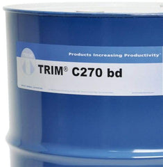 Master Fluid Solutions - Trim C270, 54 Gal Drum Cutting & Grinding Fluid - Synthetic, For Drilling, Reaming, Tapping - Caliber Tooling