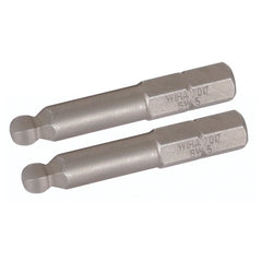 Ball End Hex Metric Long Insert Bit 1.5mm × 38mm (2 Bit Pack) - Caliber Tooling