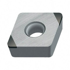 Walter - CCMW21.52 Grade WCB50 CBN Turning Insert - Uncoated, 80° Diamond, 1/4" Inscr Circle, 3/32" Thick, 1/32" Corner Radius - Caliber Tooling