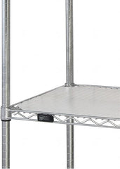 Quantum Storage - 18" Wide, Open Shelving Accessory/Component - HDPE, Polyethylene Finish, 60" Long, Use with Wire Shelving Units - Caliber Tooling