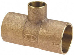 NIBCO - 2-1/2 x 2-1/2 x 3" Cast Copper Pipe Tee - C x C x C, Pressure Fitting - Caliber Tooling