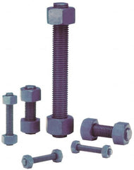 Dan-Loc Bolt & Gasket - 5/8-11 3" OAL Fully Threaded Stud - Alloy Steel, Plain Finish - Caliber Tooling