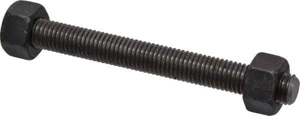 Dan-Loc Bolt & Gasket - 5/8-11 6" OAL Fully Threaded Stud - Alloy Steel, Plain Finish - Caliber Tooling