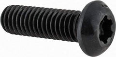 Camcar - 3/8-16 UNC Torx Plus Drive, Button Screw - Alloy Steel, Black Oxide Finish, Fully Threaded, 1-1/4" Length Under Head - Caliber Tooling