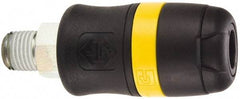 Parker - 1/2 Male NPTF Industrial Pneumatic Hose Coupler - Polyamide, 1/2" Body Diam - Caliber Tooling