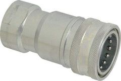 Parker - 1 NPTF Steel Hydraulic Hose Female Pipe Thread Coupler - 4,000 psi - Caliber Tooling