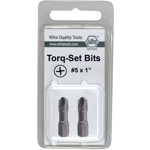 Torq-Set Insert Bit #5 × 25mm (2 Bit Pack) - Caliber Tooling