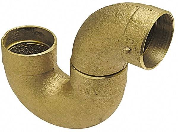 NIBCO - 3", Cast Copper Drain, Waste & Vent Pipe P Trap - C x C - Caliber Tooling