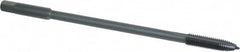 Kennametal - M8x1.25 Metric Coarse 2 Flute D5 Oxide Finish High Speed Steel Spiral Point Extension Tap - Plug Chamfer, 6" OAL, 6H Class of Fit - Caliber Tooling