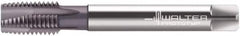 Walter-Prototyp - 9/16-18 UNF, 4 Flute, TiCN Finish, Powdered Metal Spiral Point Tap - Plug Chamfer, Right Hand Thread, 3-19/32" OAL, 26.01mm Thread Length, 10.9mm Shank Diam, 3B Class of Fit, Series A2325766 - Exact Industrial Supply