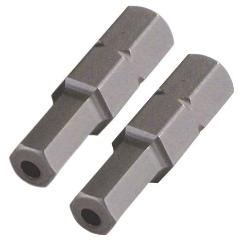 Security Hex Insert Bit 3.0 × 25mm (2 Bit Pack) - Caliber Tooling