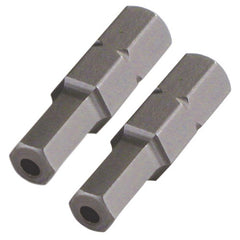 Security Hex Insert Bit 2.5 × 25mm (2 Bit Pack) - Caliber Tooling