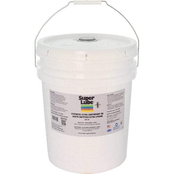 Synco Chemical - 5 Gal Pail Synthetic Lubricant - Translucent, -40°F to 500°F, Food Grade - Caliber Tooling