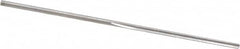 Made in USA - 0.0355" High Speed Steel 3 Flute Chucking Reamer - Straight Flute, 0.035" Straight Shank, 1/2" Flute Length, 1-1/2" OAL - Caliber Tooling