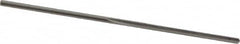 Made in USA - 0.0385" High Speed Steel 3 Flute Chucking Reamer - Straight Flute, 0.038" Straight Shank, 1/2" Flute Length, 1-1/2" OAL - Caliber Tooling