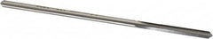 Made in USA - 0.1395" High Speed Steel 4 Flute Chucking Reamer - Straight Flute, 0.135" Straight Shank, 1" Flute Length, 4" OAL - Caliber Tooling