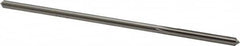 Made in USA - 0.1605" High Speed Steel 6 Flute Chucking Reamer - Straight Flute, 0.153" Straight Shank, 1-1/8" Flute Length, 4-1/2" OAL - Caliber Tooling