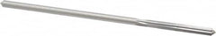 Made in USA - 0.1645" High Speed Steel 6 Flute Chucking Reamer - Straight Flute, 0.153" Straight Shank, 1-1/8" Flute Length, 4-1/2" OAL - Caliber Tooling