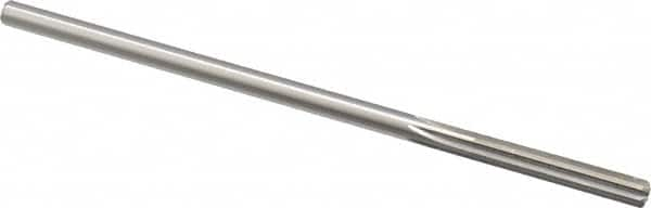 Made in USA - 0.2035" High Speed Steel 6 Flute Chucking Reamer - Straight Flute, 0.1945" Straight Shank, 1-1/4" Flute Length, 5" OAL - Caliber Tooling