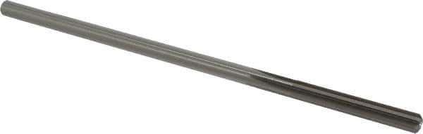 Made in USA - 0.233" High Speed Steel 6 Flute Chucking Reamer - Straight Flute, 0.2173" Straight Shank, 1-1/2" Flute Length, 6" OAL - Caliber Tooling