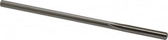 Made in USA - 0.254" High Speed Steel 6 Flute Chucking Reamer - Straight Flute, 0.2405" Straight Shank, 1-1/2" Flute Length, 6" OAL - Caliber Tooling