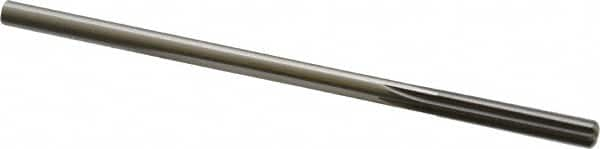 Made in USA - 0.256" High Speed Steel 6 Flute Chucking Reamer - Straight Flute, 0.2405" Straight Shank, 1-1/2" Flute Length, 6" OAL - Caliber Tooling