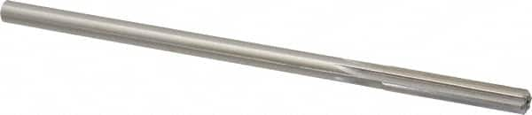 Made in USA - 0.2585" High Speed Steel 6 Flute Chucking Reamer - Straight Flute, 1/4" Straight Shank, 1-1/2" Flute Length, 6" OAL - Caliber Tooling