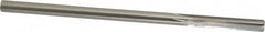 Made in USA - 9/32" High Speed Steel 6 Flute Chucking Reamer - Straight Flute, 1/4" Straight Shank, 1-1/2" Flute Length, 6" OAL - Caliber Tooling